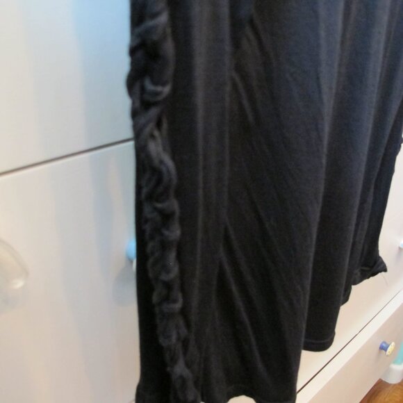 venus Black long sleeve top with arm cut outs and sexy neckline size medium - Picture 6 of 9